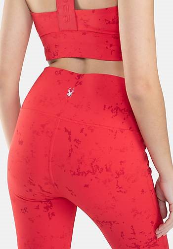 Spyder Curved Hem Ankle Legging - Printed
