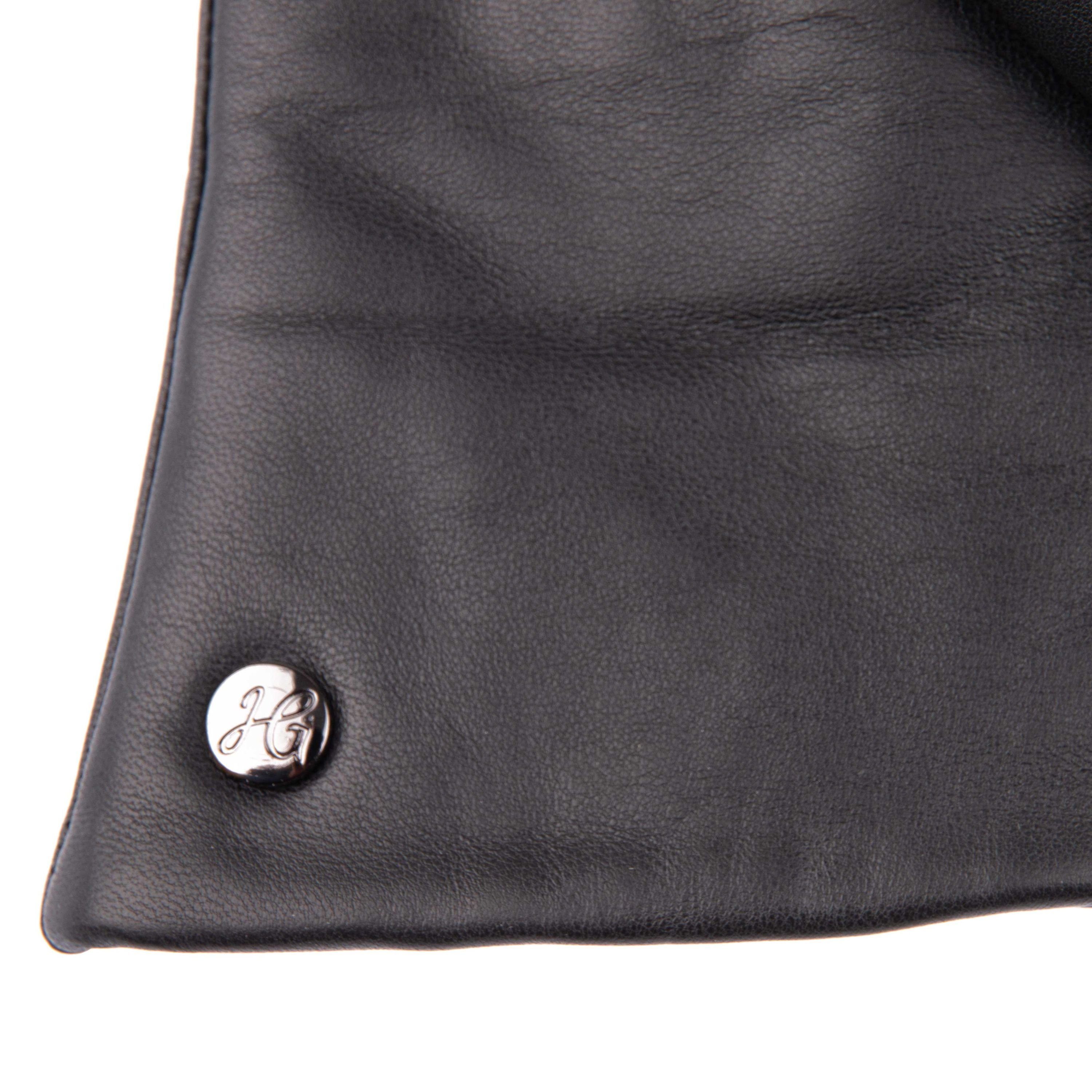 Hand Gewand by Weikert Lederhandschuhe TRAUDL - Lammnappaleder mit Merino-Lammfell Futter - touchscreenfähig