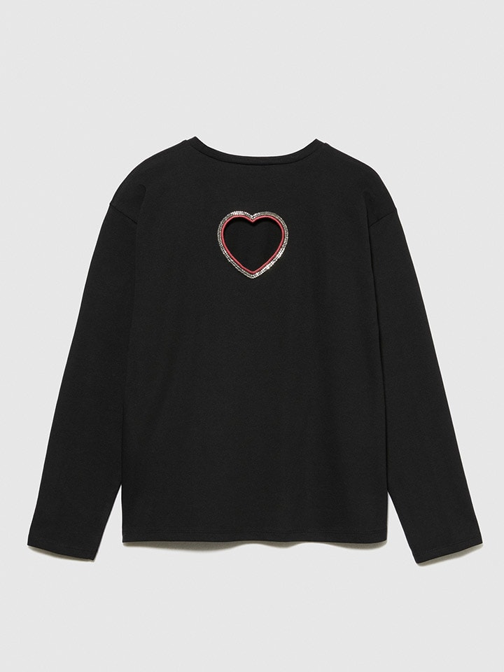 Sisley Longsleeve in Schwarz günstig kaufen