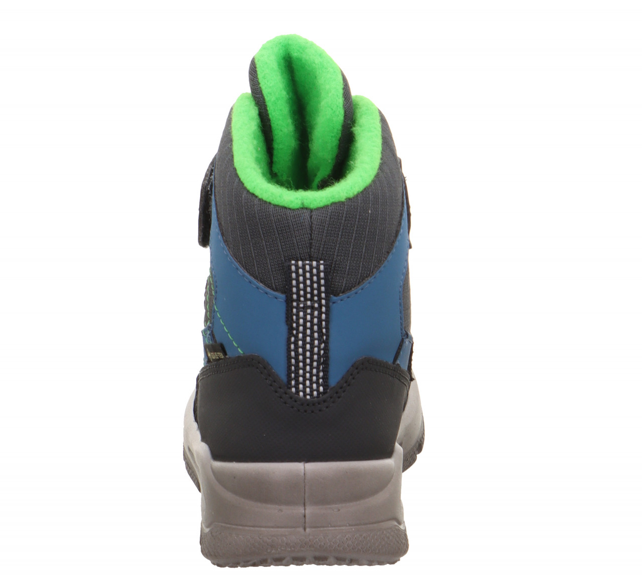 MARS - Grau/Grün Boots mit Klettverschluss