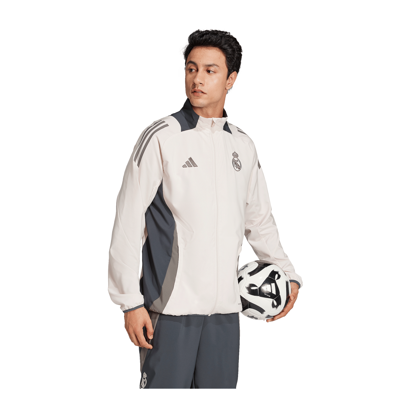 adidas Real Madrid Prematch Jacke 2024/2025 Pink