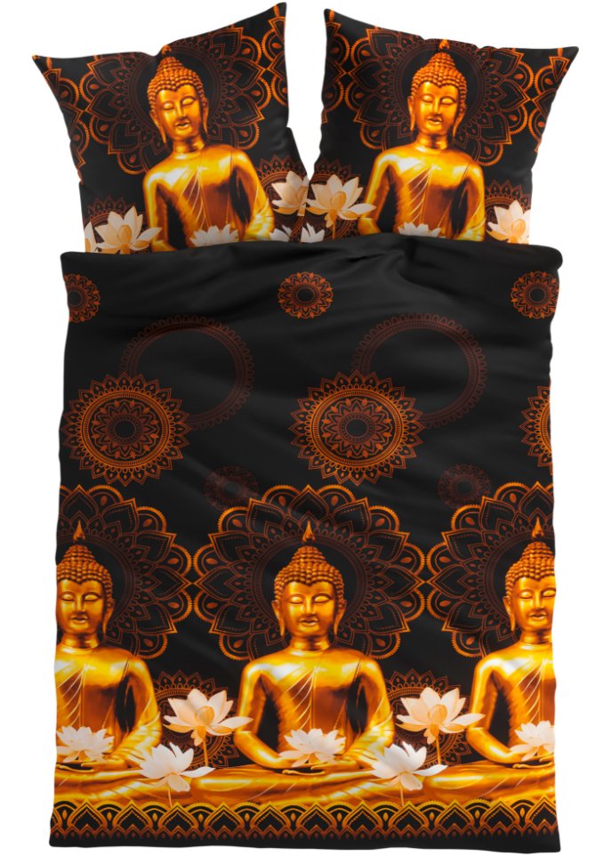 Bettwäsche mit Buddhas