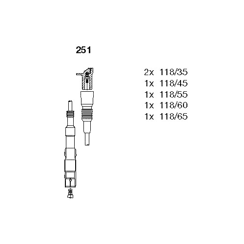 Bremi Zündkabelsatz Audi 251 - ATU