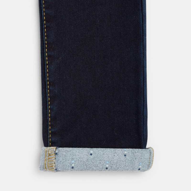 Jean skinny dark blue bleu fille