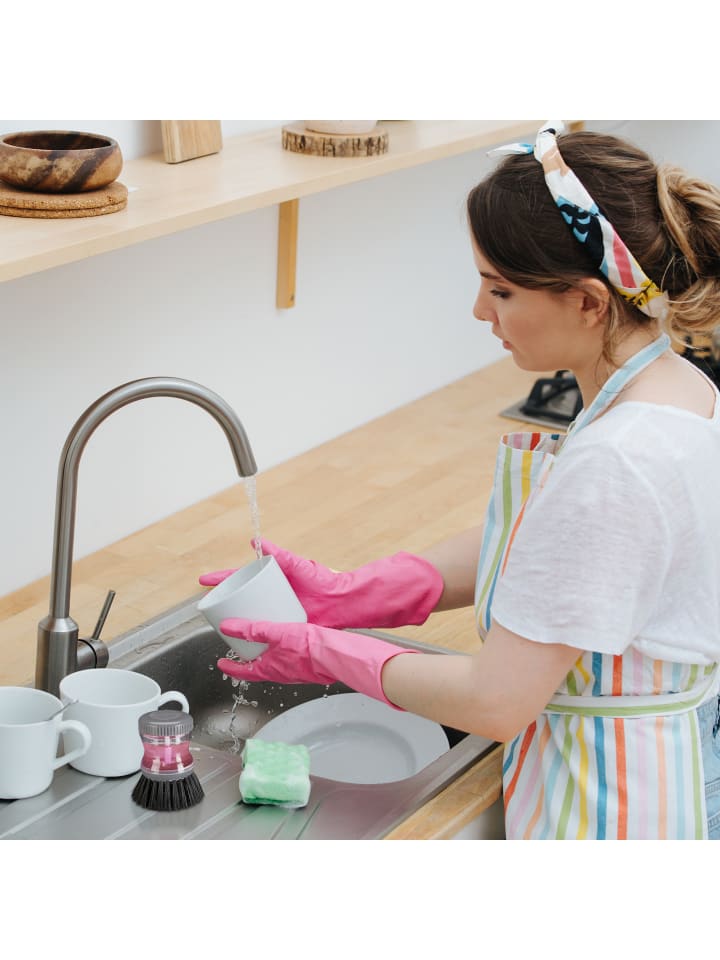 relaxdays 3er Set: Spülbürste in Grau günstig kaufen onesize