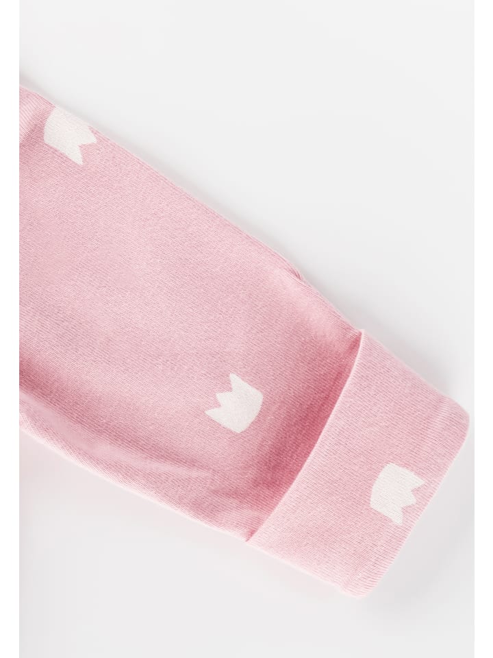 Sigikid Overall mit Füßchen und Klappbündchen an den Ärmeln Classic Baby in rosa günstig kaufen