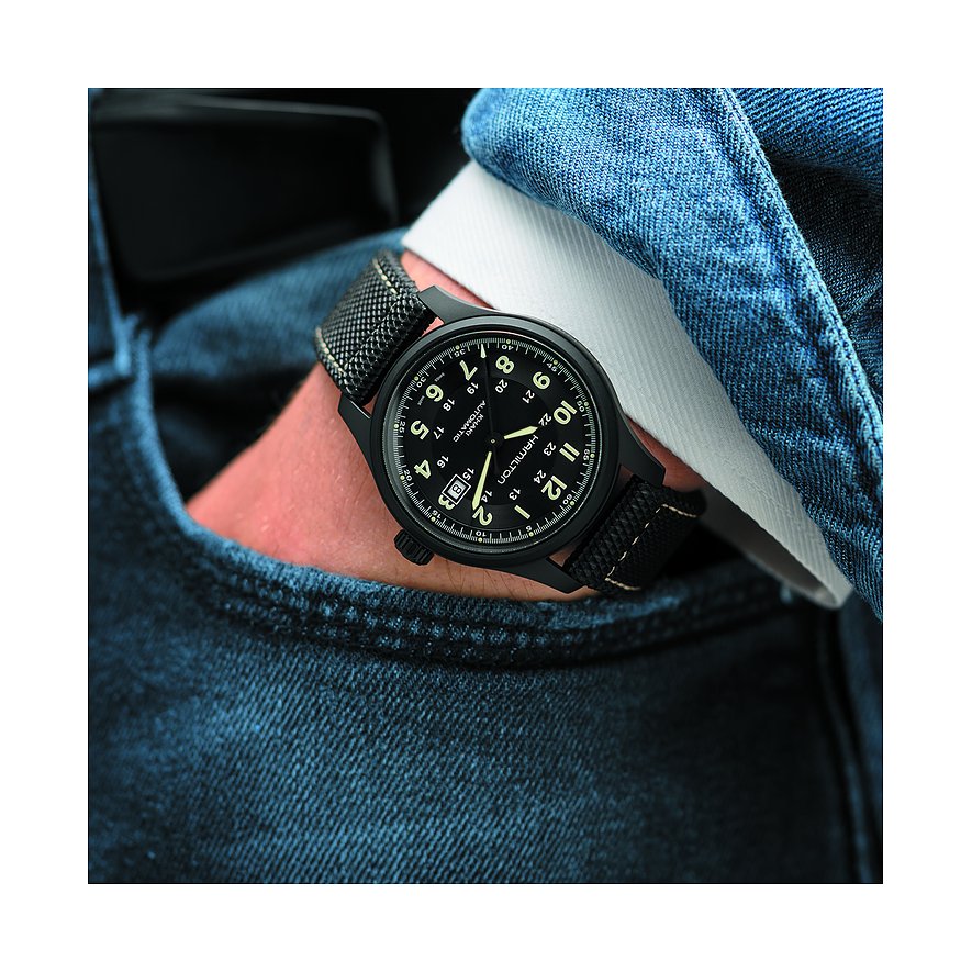 Hamilton Herrenuhr Khaki Field Titanium Auto