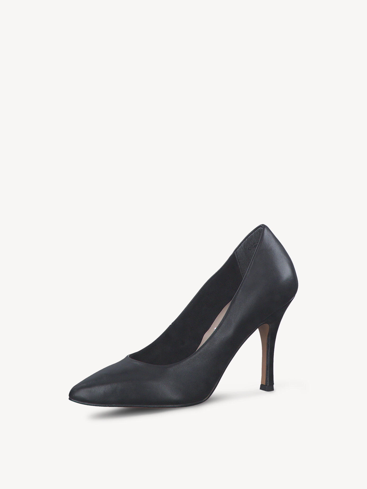 Escarpin en cuir - noir