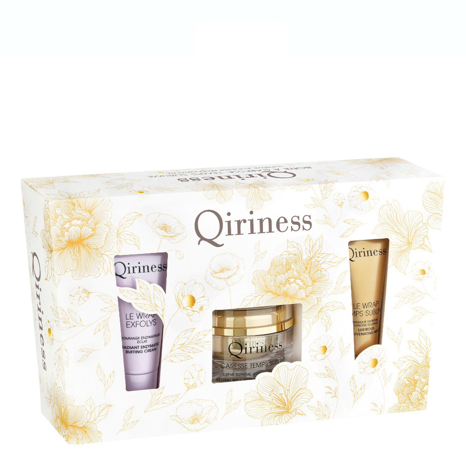 Qiriness Boite à Caresse Temps Sublime Coffret Suprême Jeunesse Redensifiante - 3 Produits