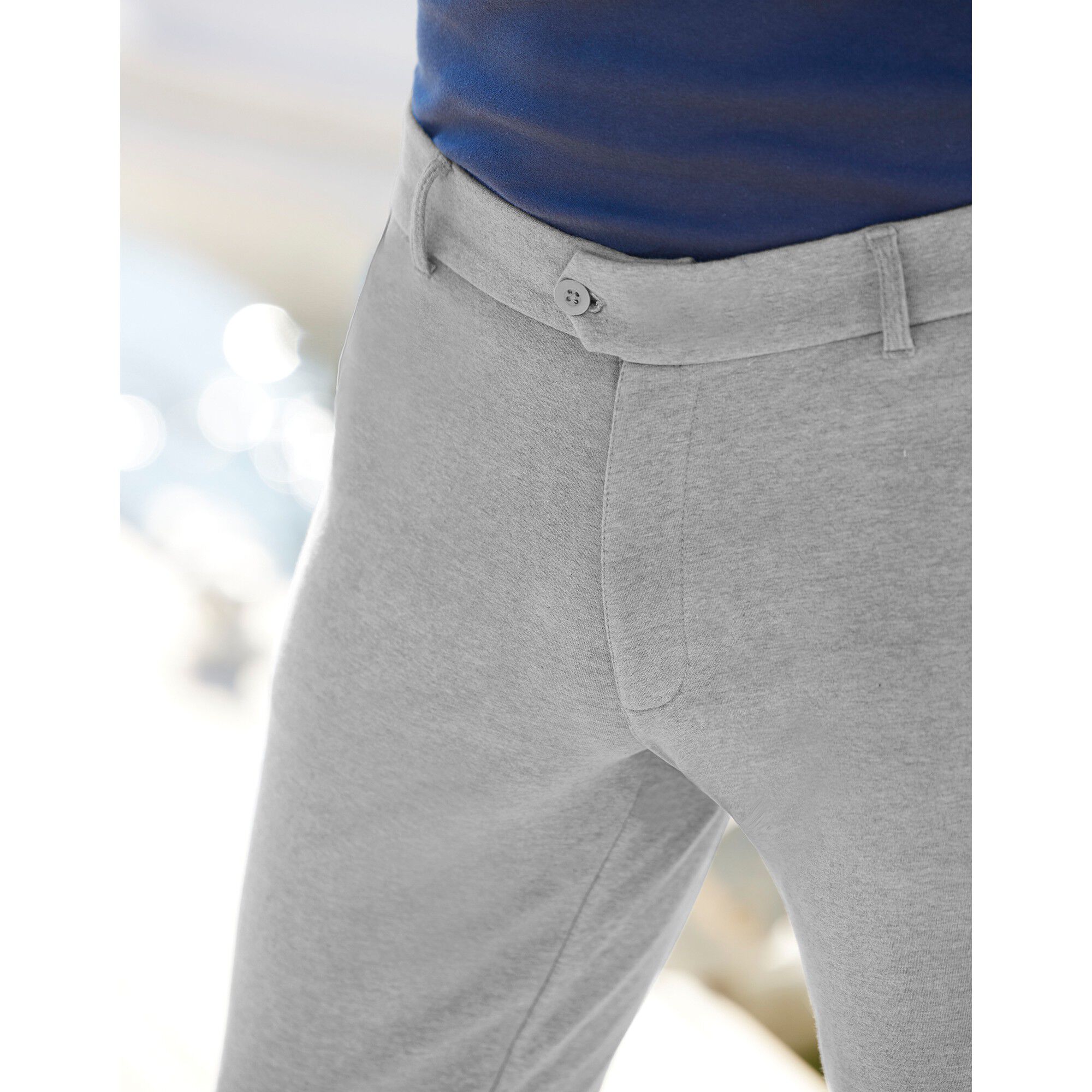 Pantalon en molleton coupe chino