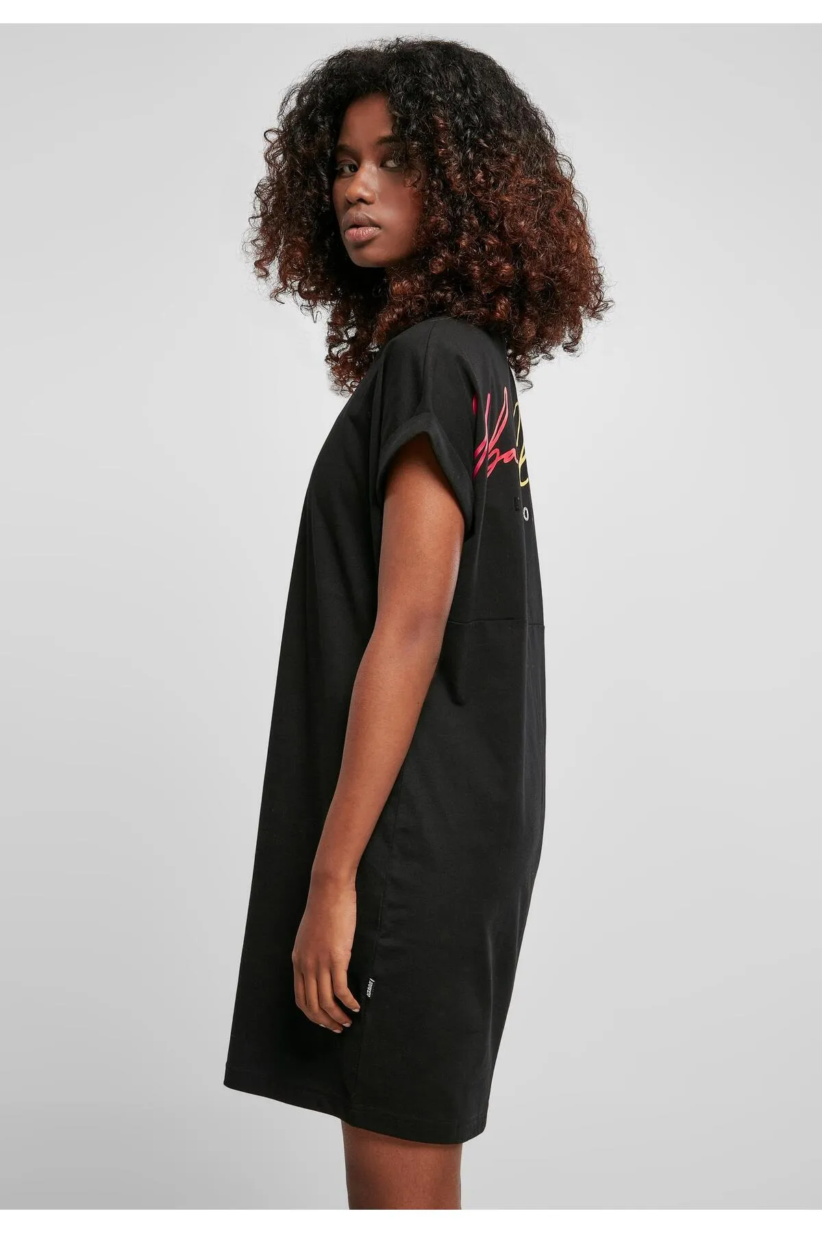 Urban Classics  Damen Rainbow T-Shirt-Kleid für Damen