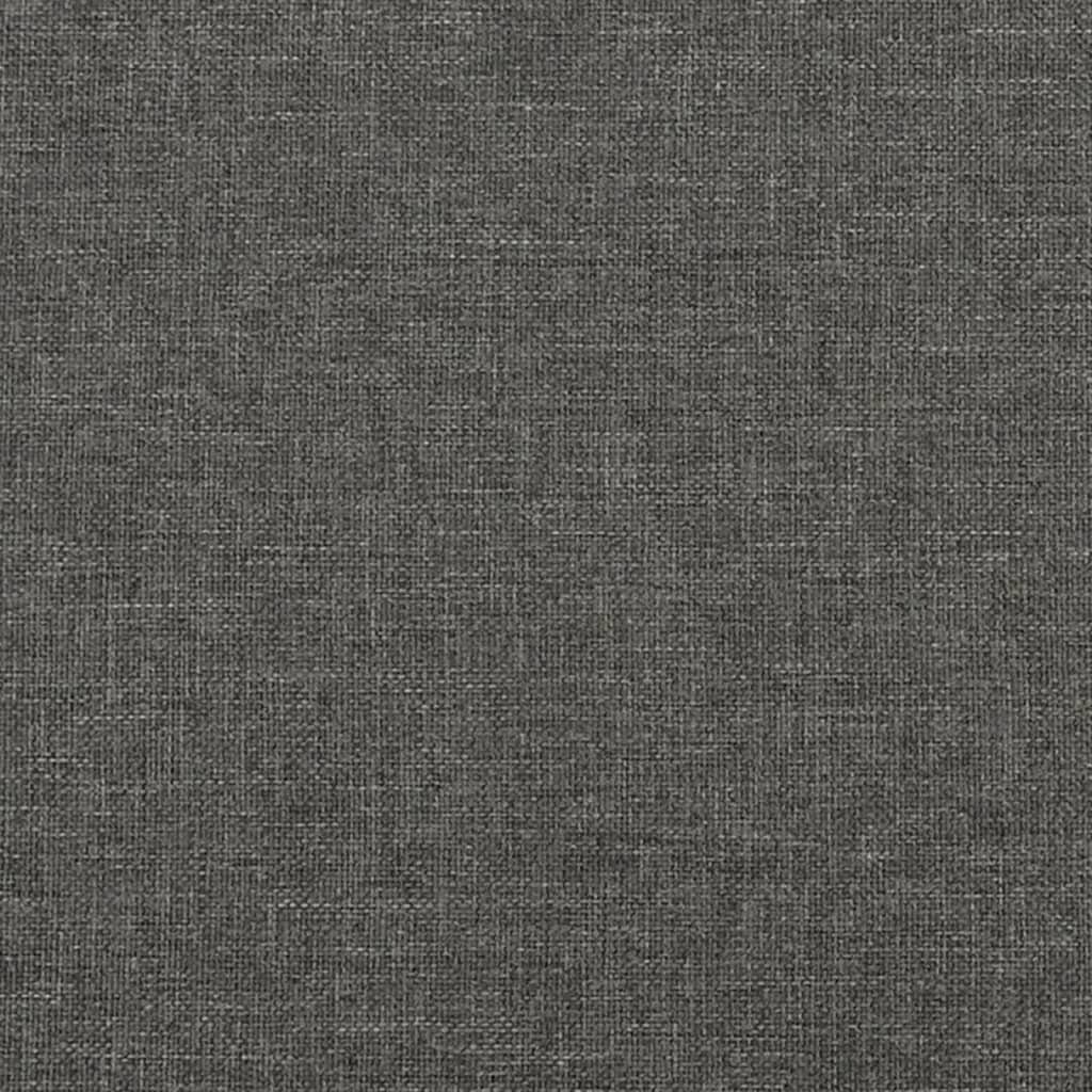 Boxspringmatratze Taschenfederkernmatratze Dunkelgrau 80x200x20 cm Stoff, vidaXL, 20 cm hoch