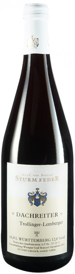 2020 Dachreiter Trollinger-Lemberger halbtrocken 1,0 L - Weingut Graf von Bentzel-Sturmfeder