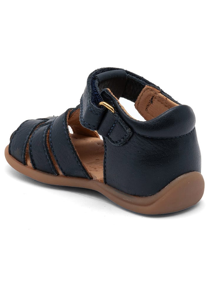bisgaard Leder-Halbsandalen in Dunkelblau günstig kaufen