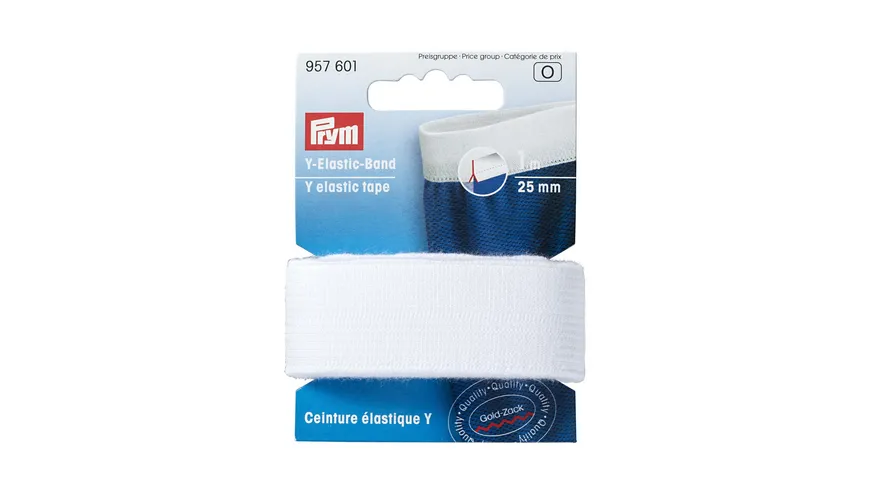 Prym Y-Elastic-Band 25 mm weiß 1 m weiß