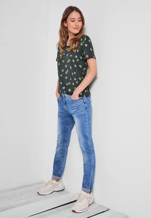 CECIL T-Shirt mit Minimalmuster