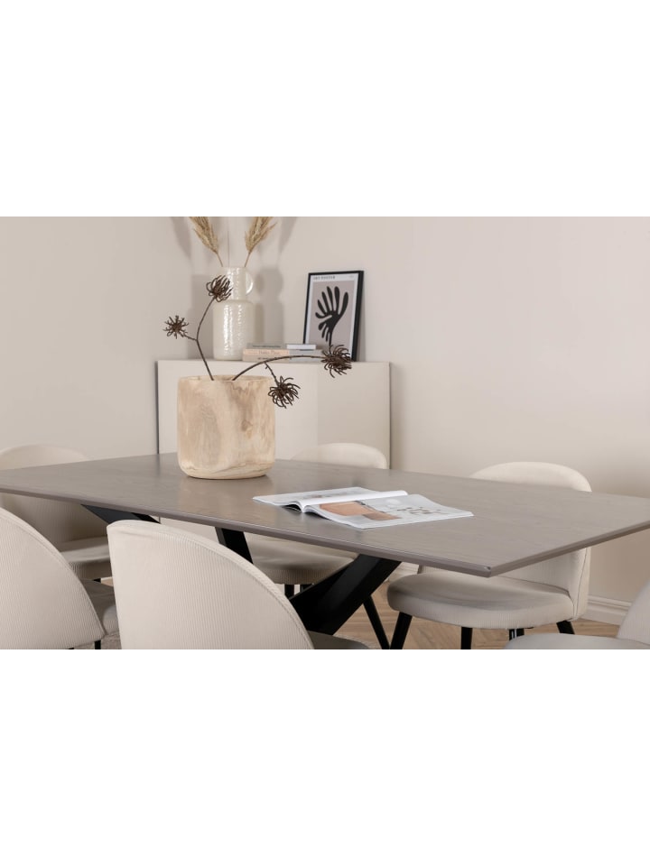 ebuy24 Essgruppe Piazza 22 (7-teilig) Beige 90 x 180 cm günstig kaufen onesize