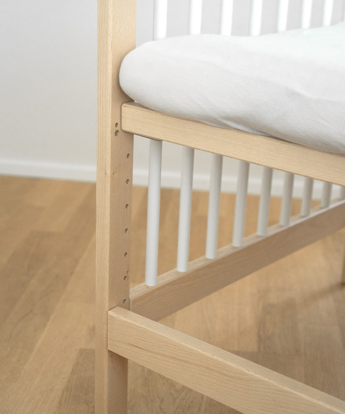 Babybett Pur Natur-Weiß