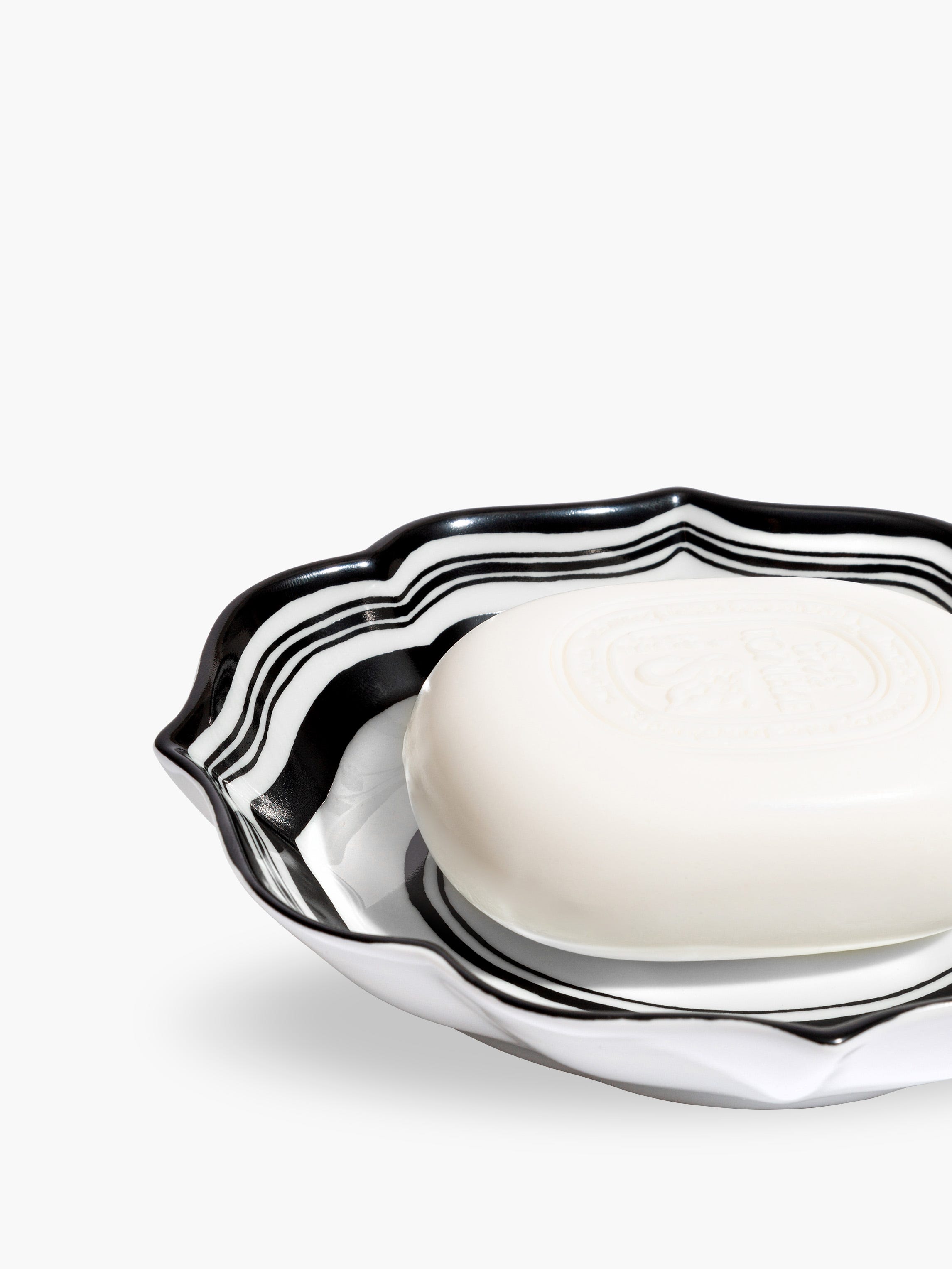 Porte-savon - Ovale blanc