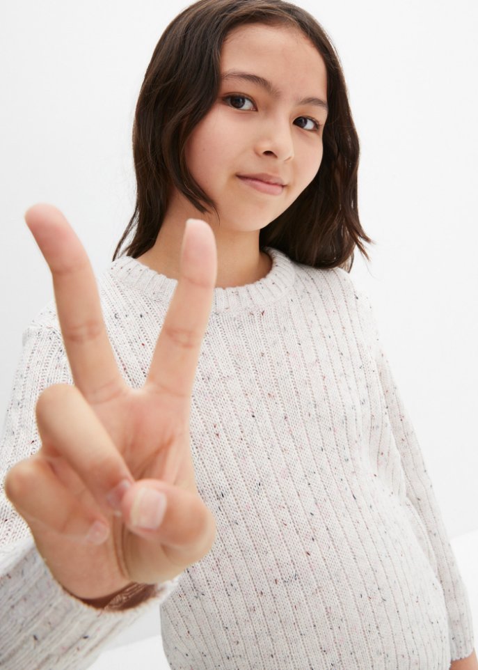 Mädchen Strickpullover