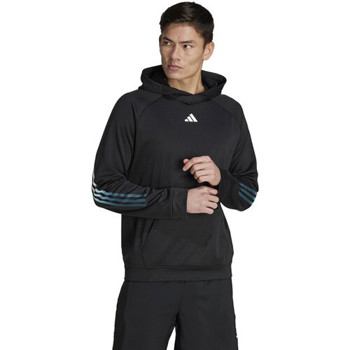 HERREN KAPUZENSWEAT TRAIN ICONS 3-STREIFEN TRAINING