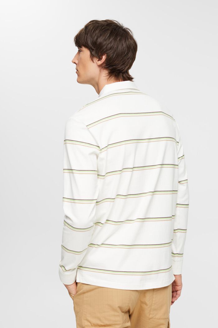 Gestreiftes Polo-Longsleeve