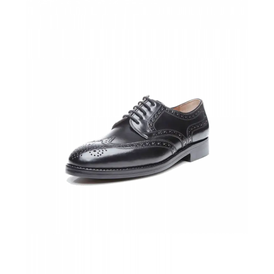 Heinrich Dinkelacker - Businessschuhe Budapester LONDON FULL-BROGUE C Cordovan - schwarz