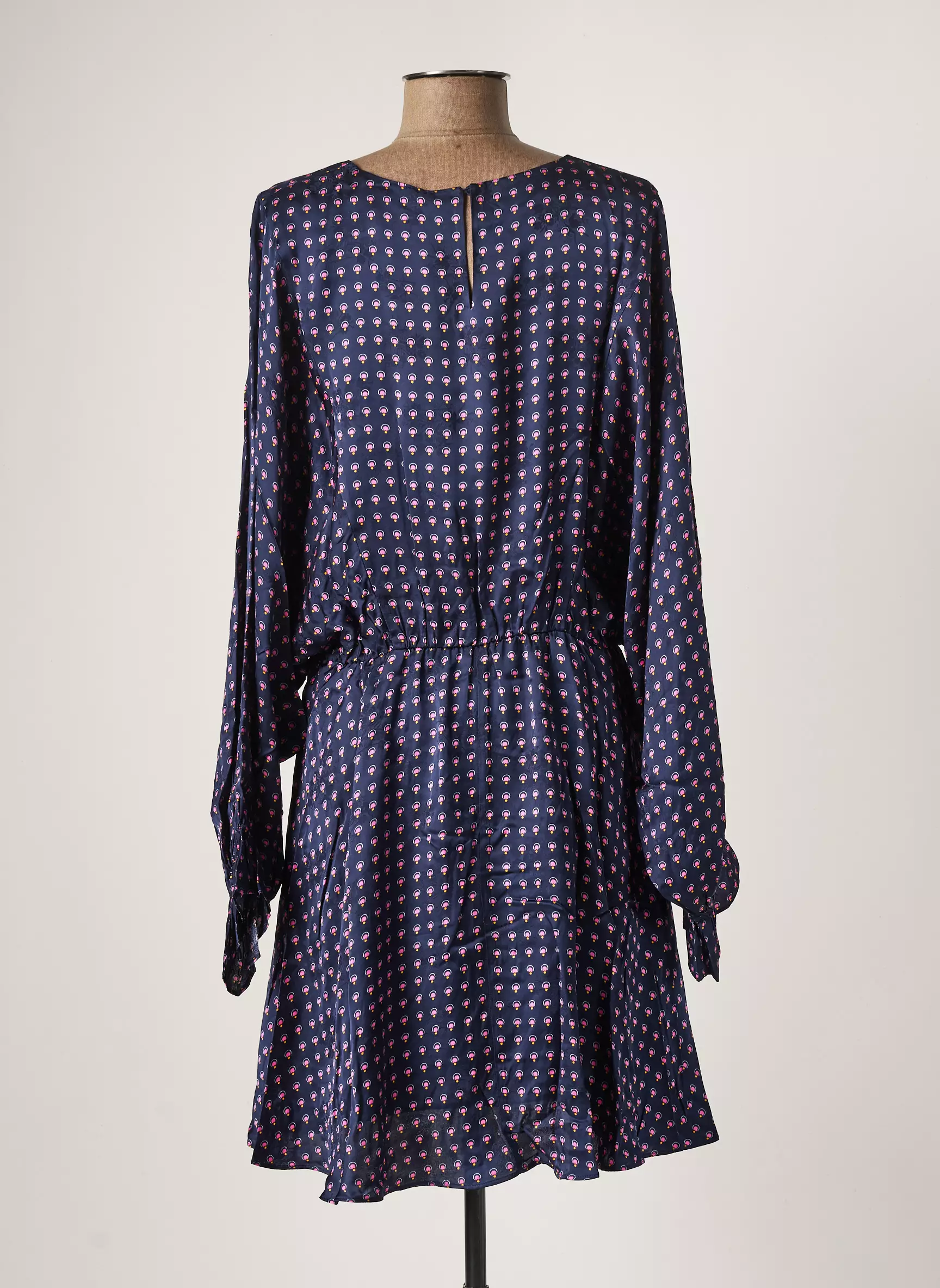 American Vintage Robes Mi Longues Femme couleur bleu