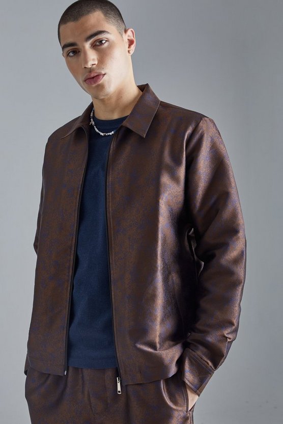Marl Fabric Interest Smart Overshirt