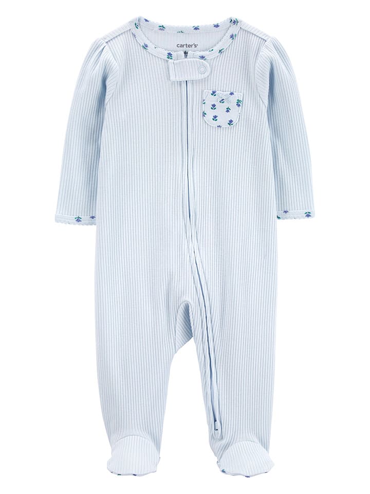 carter's Strampler in Hellblau günstig kaufen
