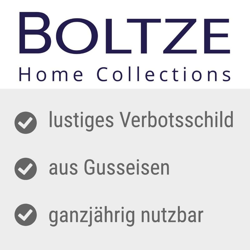 Boltze Gartenstab Doggy Hier kein Hundeklo