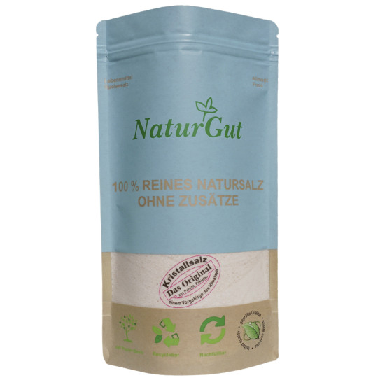 NaturGut Reines Natursalz ohne Zusätze 1KG