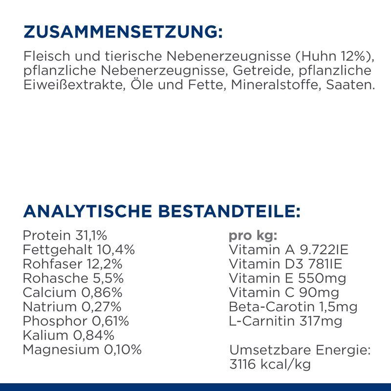 Hill's Übergewicht Hill's Prescription Diet Weight Reduction r/d mit Huhn 4 kg