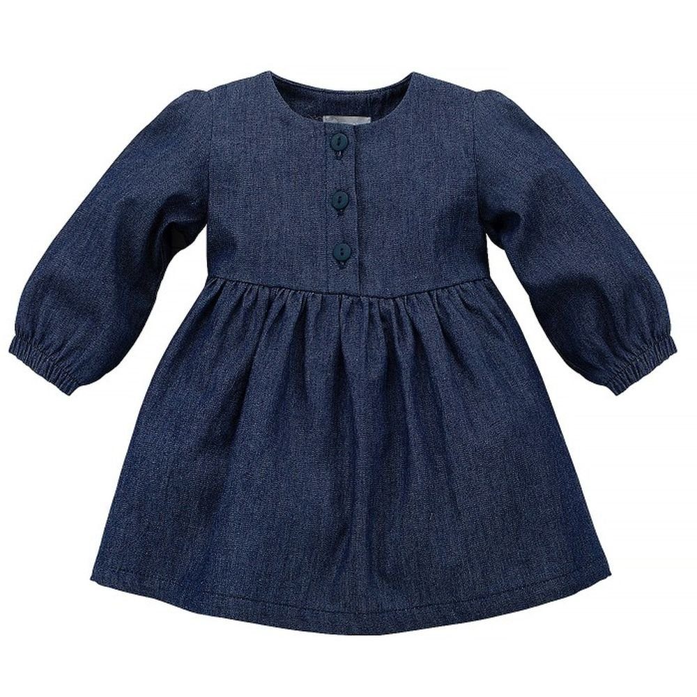 PINOKIO Jeanskleid Pinokio Langarm Jeanskleid Romantic Denim