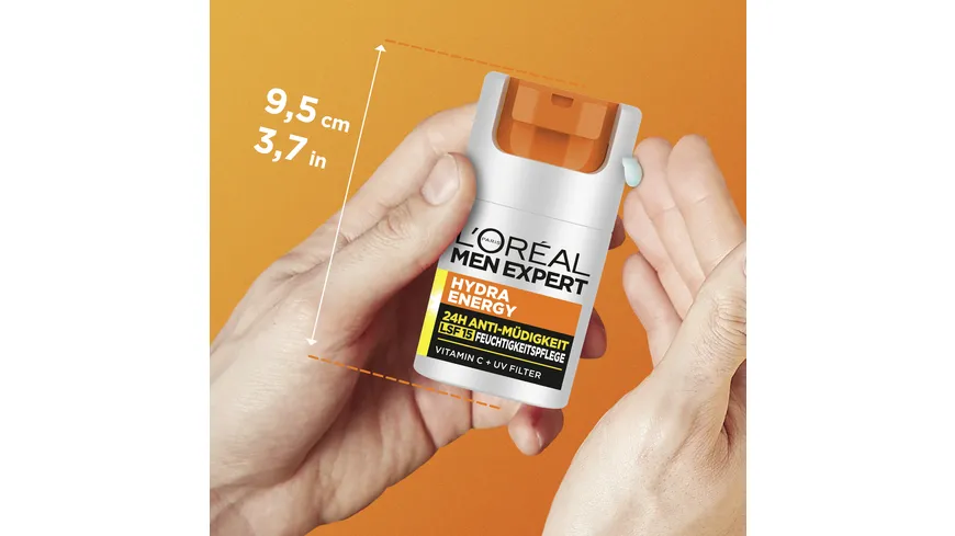 L'Oréal Men Expert Hydra Energy Tagespflege Gesicht 24h mit LSF15 50 ml