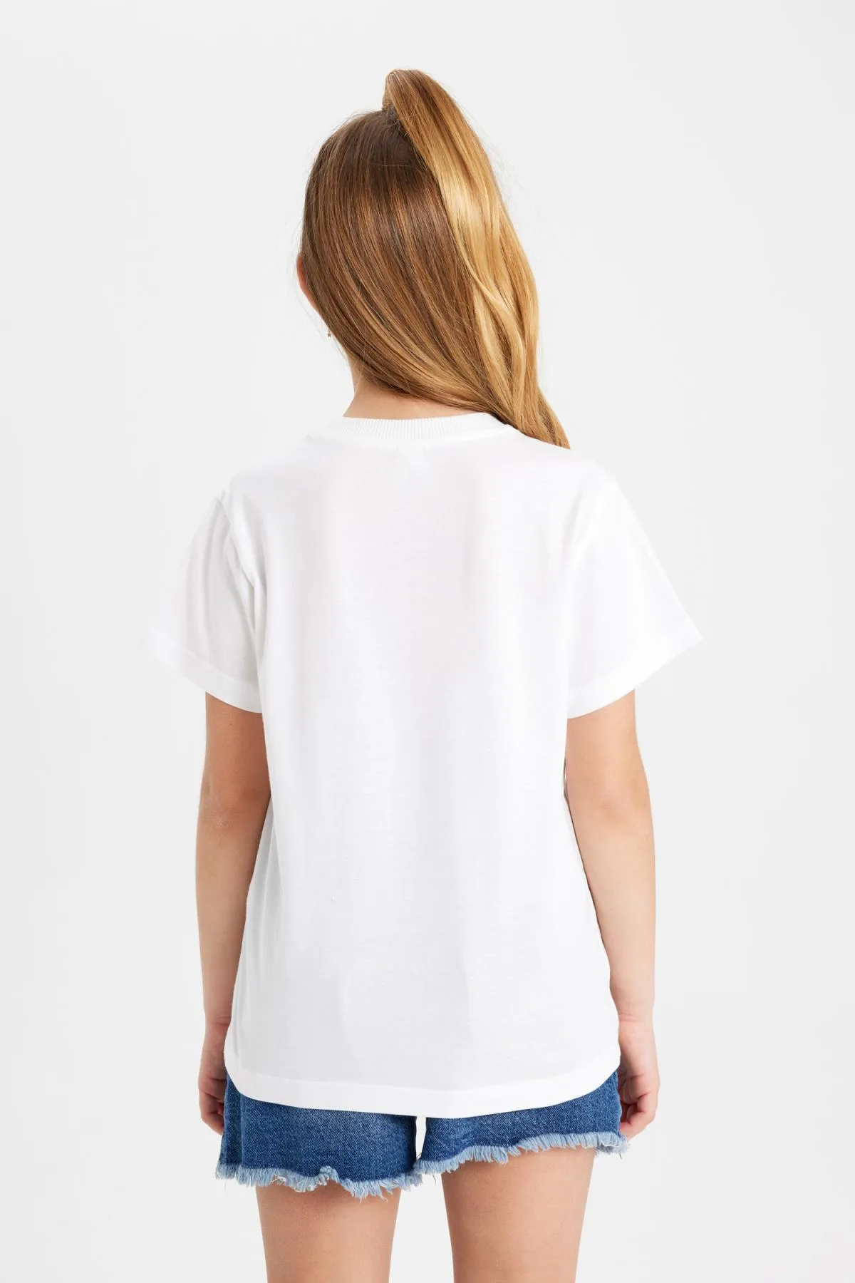 DeFacto  Bedrucktes Kurzarm-T-Shirt für Mädchen B5123A824SM
