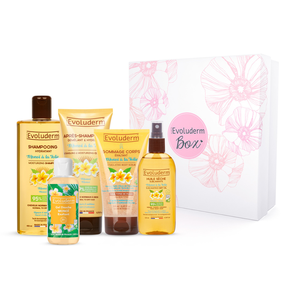 evoluderm Coffret Corps & Cheveux Monoï à la Folie Monoï à la Folie