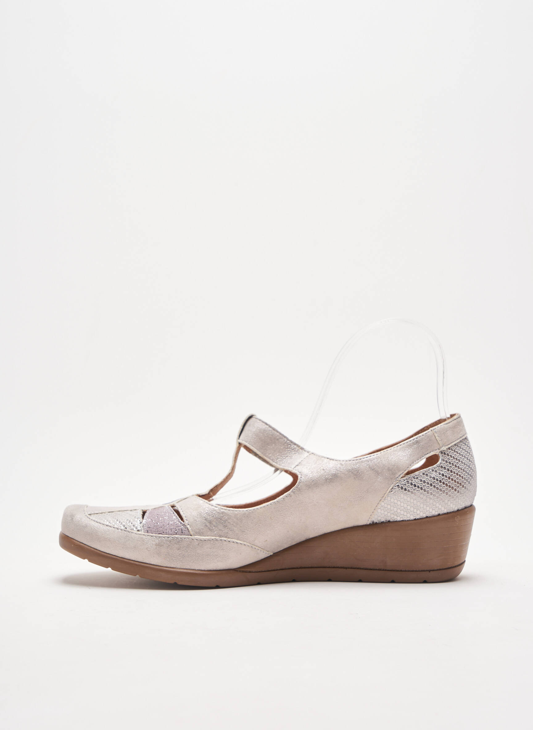 Geo Reino Sandales Nu Pieds Femme couleur gris