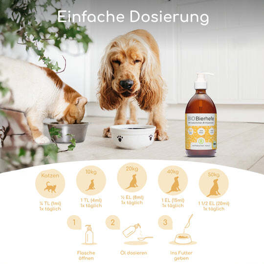 Wolfsbacher Natur Ergänzungsfutter & Aufzucht Wolfsbacher Natur Bio Bierhefe 500 ml