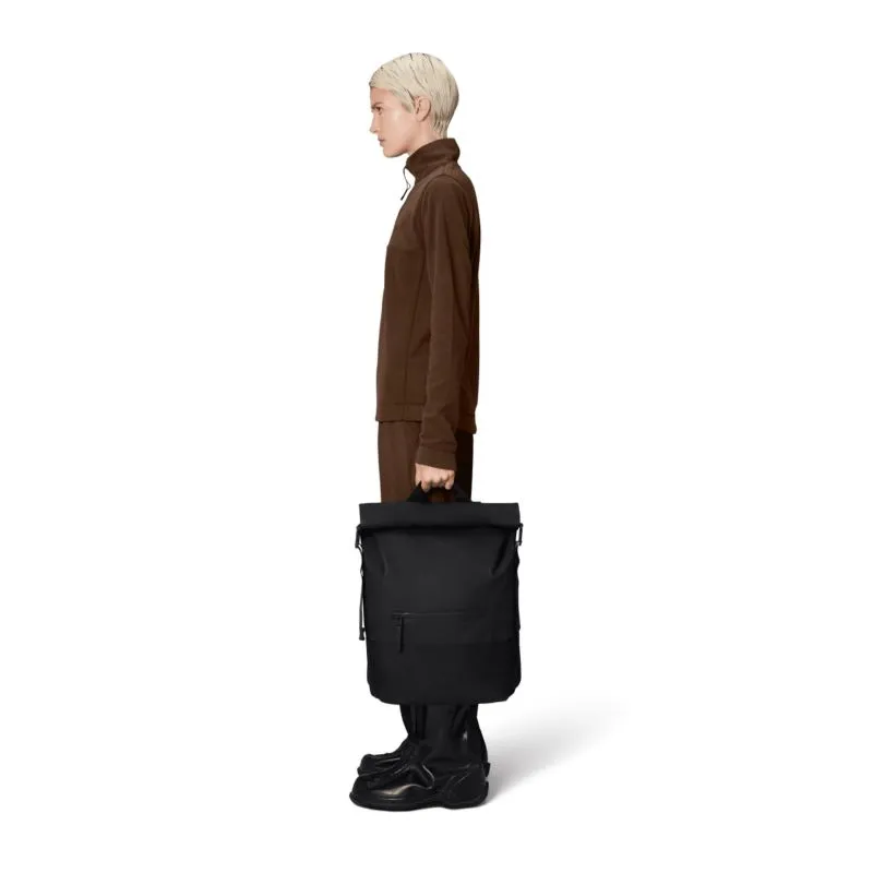 Rains Trail Rolltop Backpack W3 - Black
