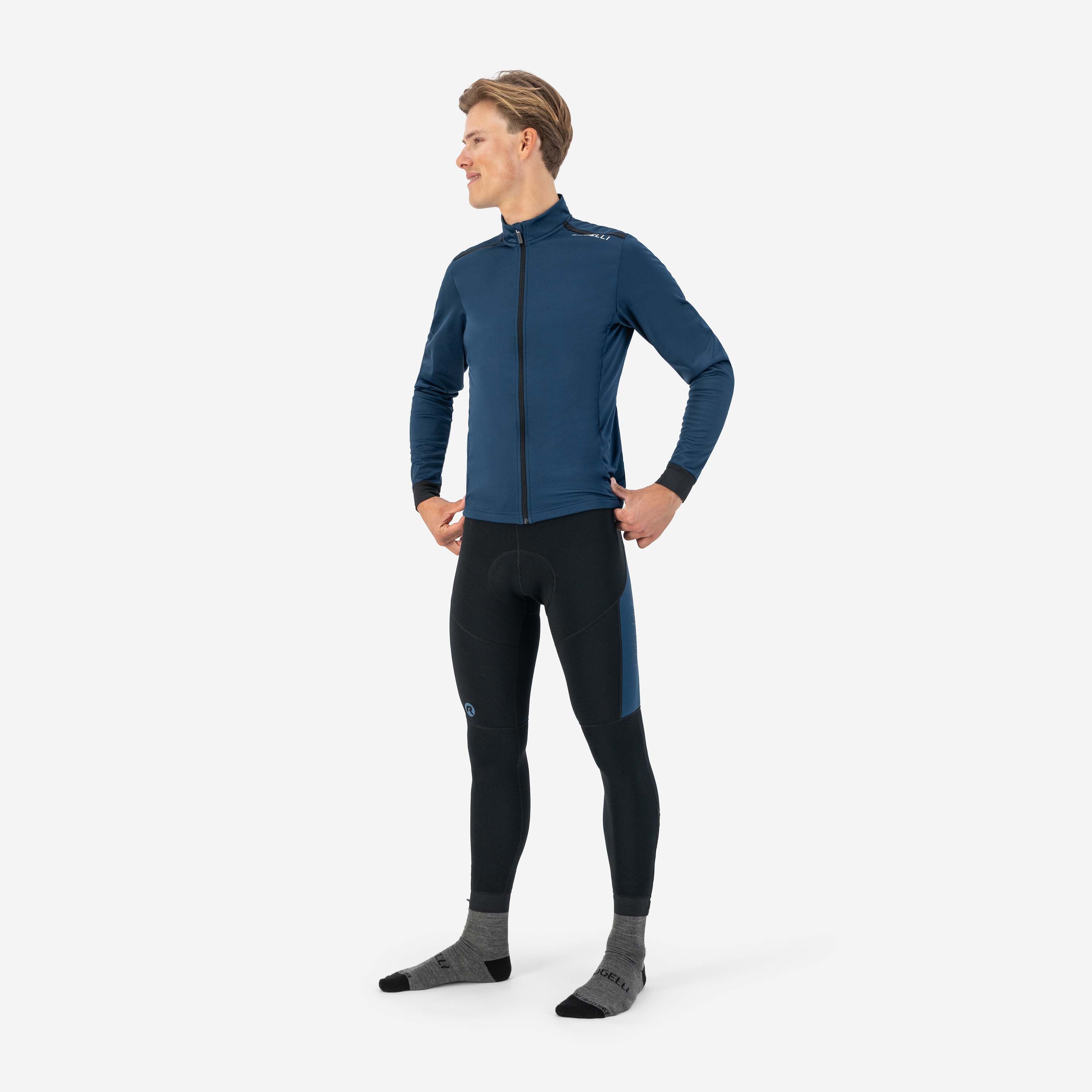 Rogelli Core Navy Blue Herren Winterjacke