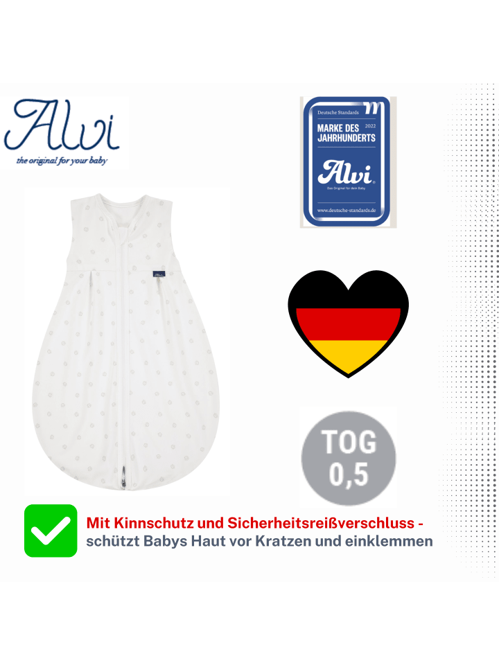 Alvi Mäxchen Sommer Schlafsack light Exclusiv in Mother Nature & Me günstig kaufen 110