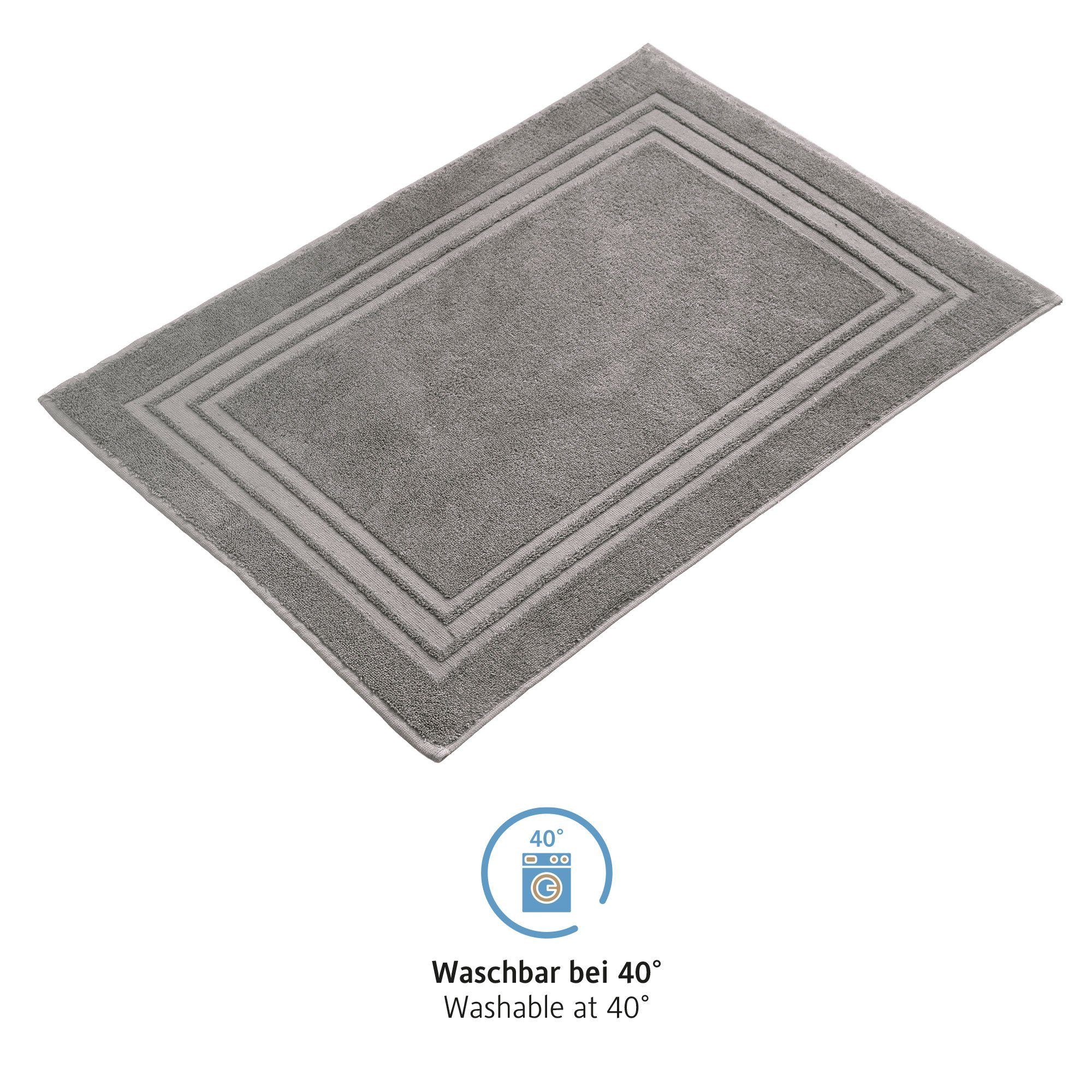 Badematte Badvorleger aus 100% Baumwolle Komfortec, 50x70 cm Duschvorleger, Waschbar Duschmatte, Frottee, Rechteckig, 600 g/m², 2er Set, Saugfähig & Schnelltrocknend
