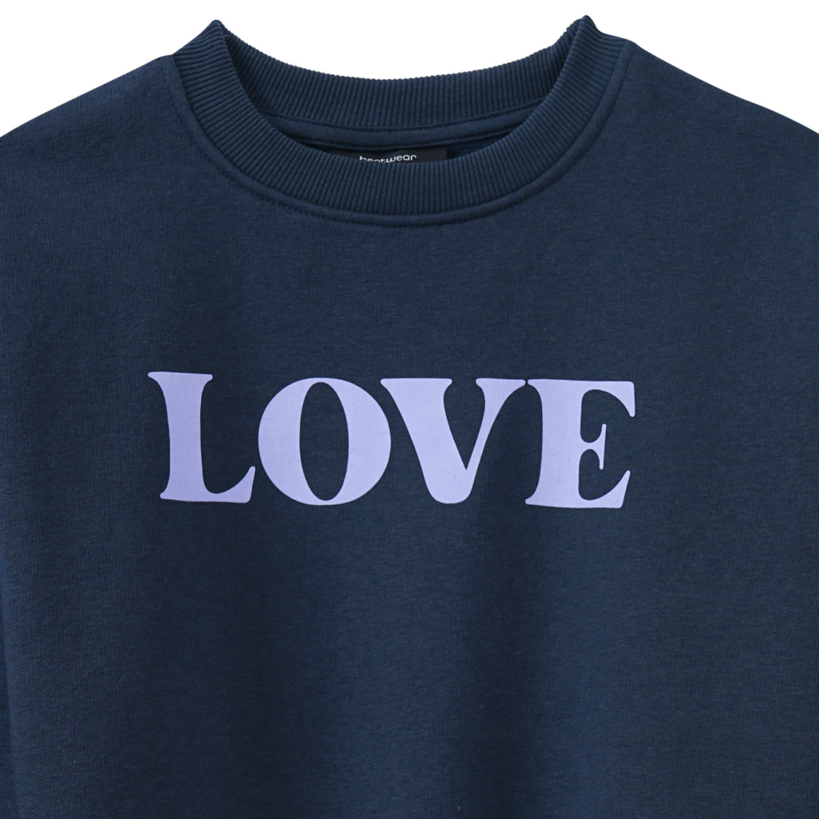 Mädchen Sweatshirt im Cropped-Look