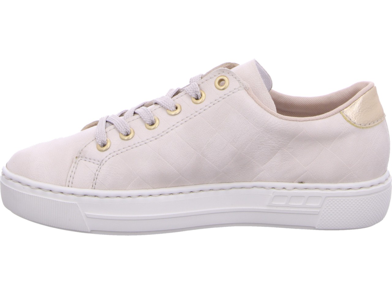 RIEKER Freizeit Schnürer beige