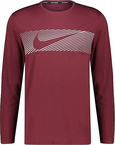 Nike Performance Herren Laufshirt NIKE DRI FIT UV MILER TOP LS FLASH