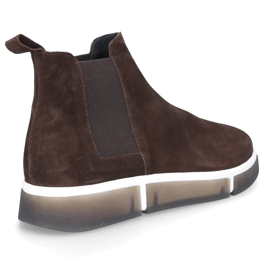 V Design - Chelsea Boots BEATLESS Kalbsveloursleder - braun