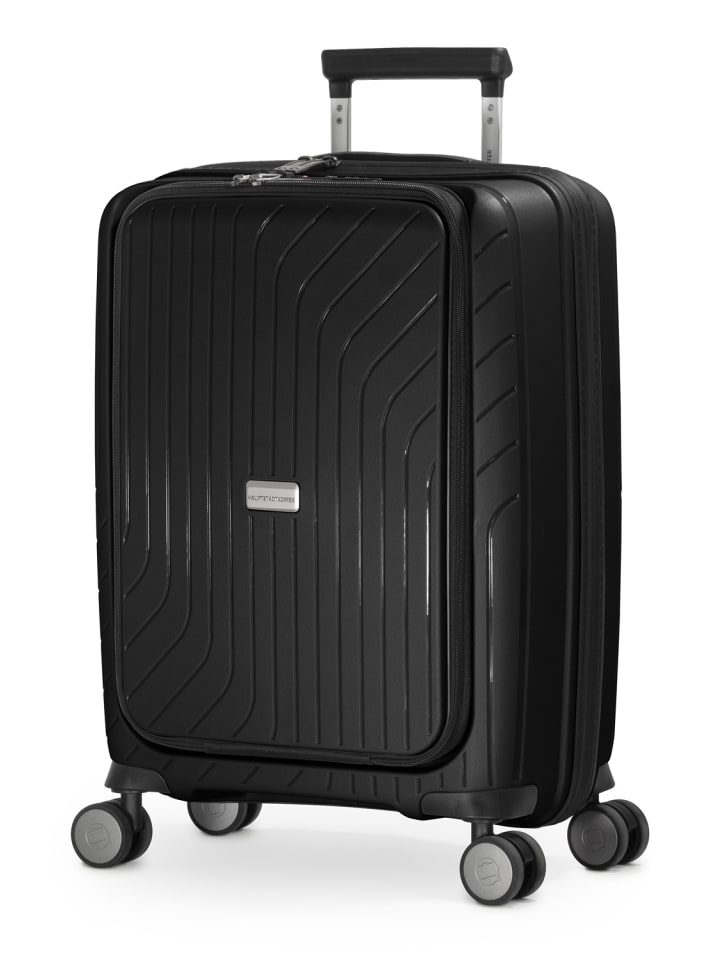 Hauptstadtkoffer TXL - leichtes Handgepäck Laptop-Fach Kabinenkoffer TSA 55cm 40L in Schwarz günstig kaufen S