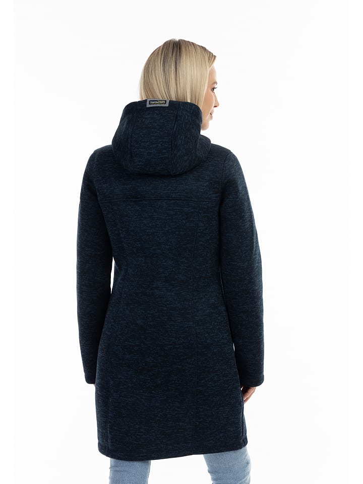 Schmuddelwedda Fleecemantel in Dunkelblau günstig kaufen