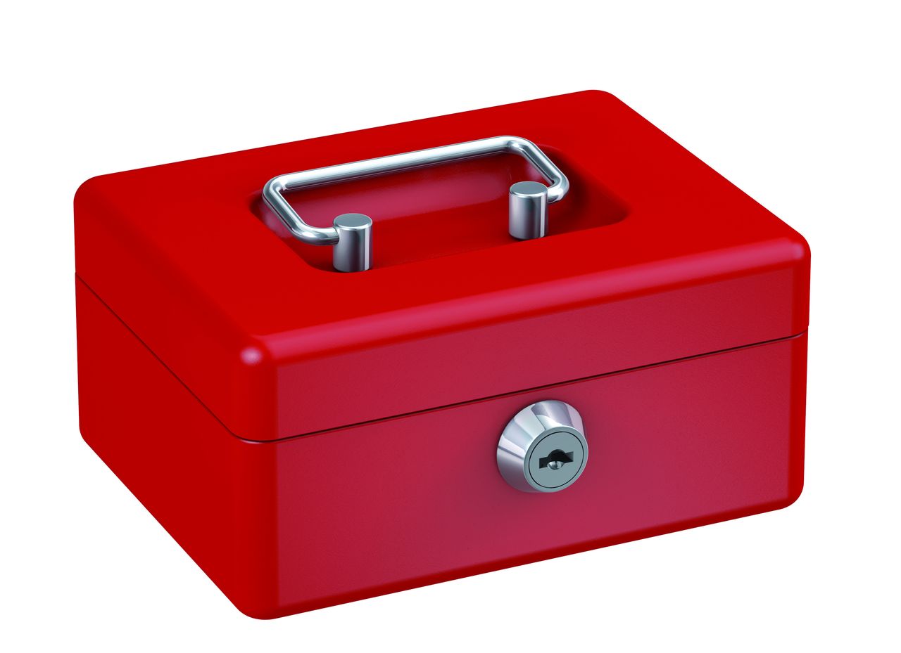 Basi Geldkassette - GK 10 - Rot - GK 10 - H60xB125xT95mm